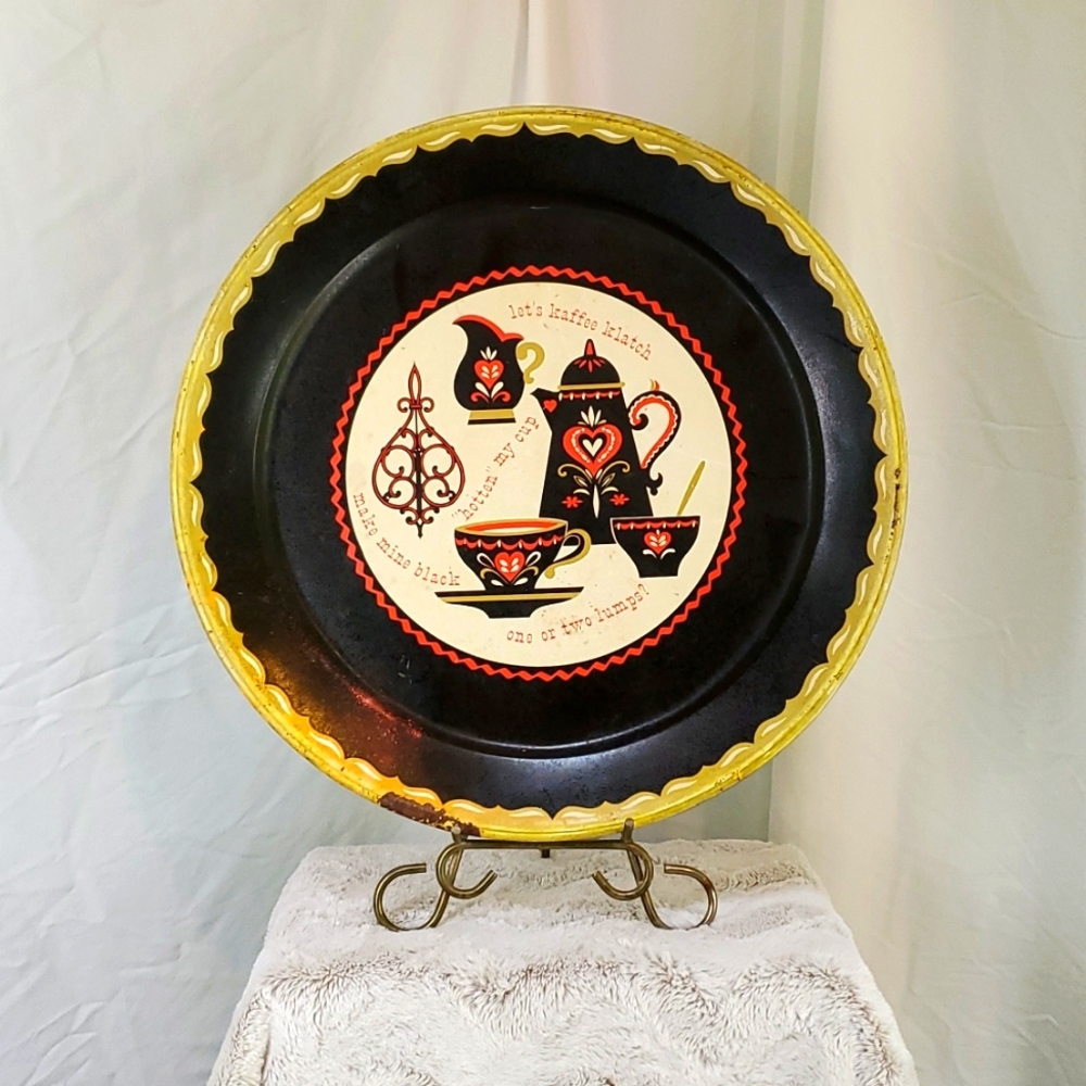 Large Vintage Kaffee Klatch serving tray